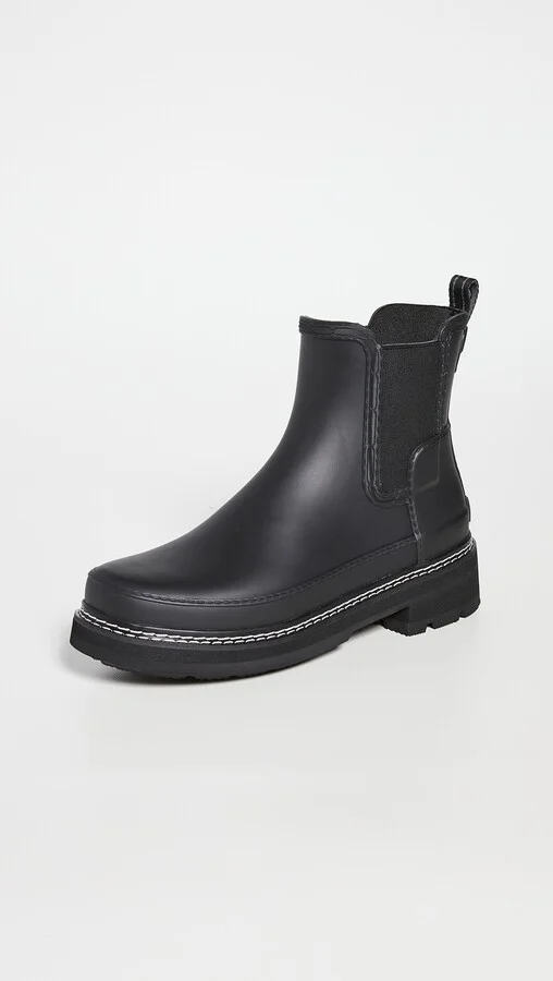 Hunter Boots Refined Chelsea Stitch Detail Wellington - Image 2