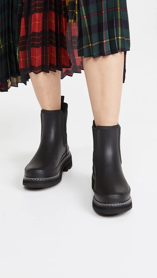 Hunter Boots Refined Chelsea Stitch Detail Wellington - Image 3
