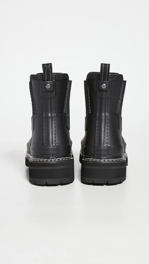 Hunter Boots Refined Chelsea Stitch Detail Wellington - Image 4