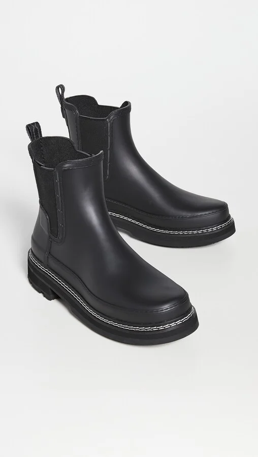 Hunter Boots Refined Chelsea Stitch Detail Wellington - Image 5