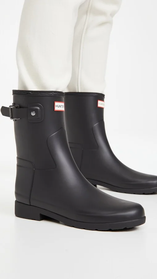 Hunter Boots Refined Short Matte Boots - Image 3