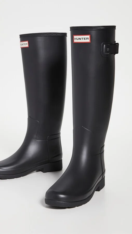 Hunter Boots Refined Tall Matte Boots - Image 5