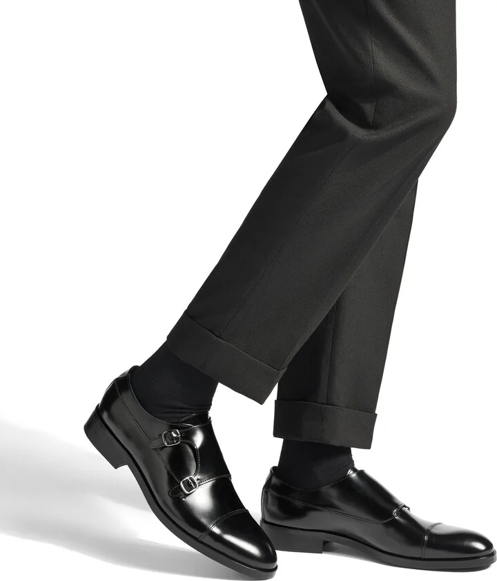 Hunter Cap Toe Double Monk Strap Shoe - Image 2