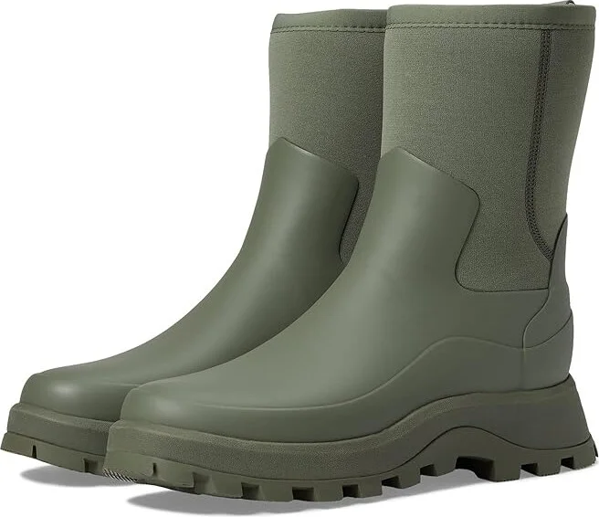 Hunter City Explorer Short Boot Women's Rain Boots Lichen Green : 9 M, Synthetic/Textile