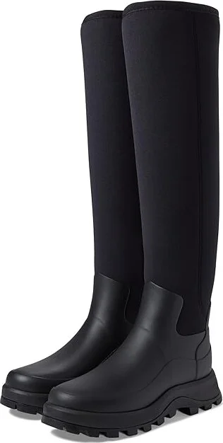 Hunter City Explorer Tall Boot Women's Rain Boots Black : 5 M, Textile