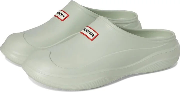 Hunter Elana Women's Flat Shoes Light Green : 5 M, Vinyl