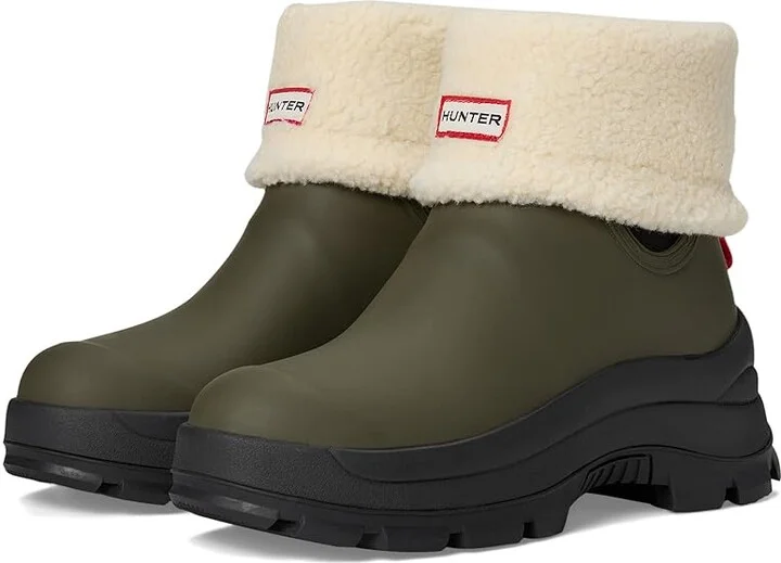 Hunter Esme Women's Rain Boots Medium Green : 5 M, Rubber