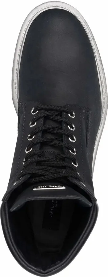 Hunter lace-up leather boots - Image 4