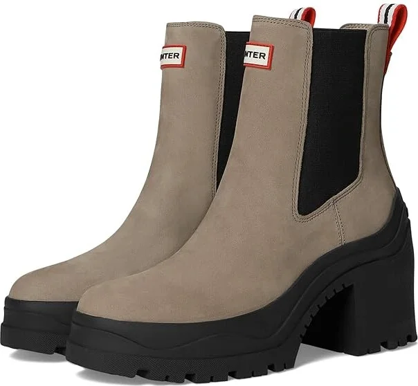 Hunter Miana Women's Rain Boots Dark Natural : 6 M, Synthetic