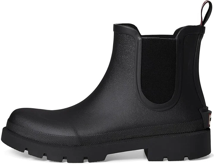 Hunter Orford Men's Rain Boots Black 1 : 12 D - Medium, Rubber - Image 6