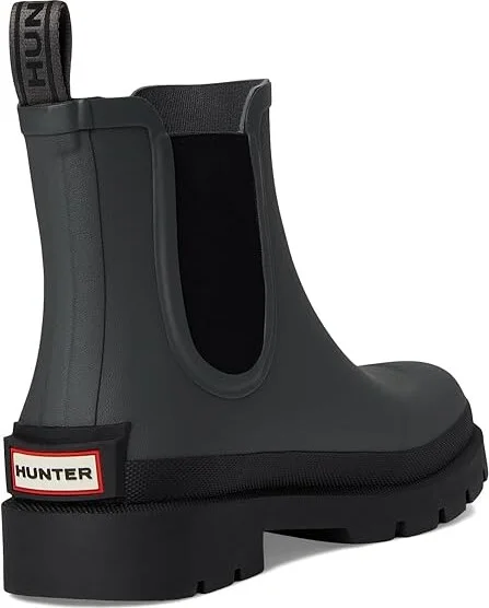 Hunter Orford Men's Rain Boots Dark Gray : 12 D - Medium, Rubber - Image 4
