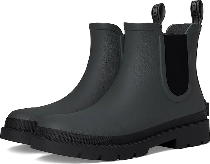 Hunter Orford Men's Rain Boots Dark Gray : 12 D - Medium, Rubber