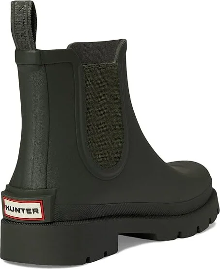 Hunter Orford Men's Rain Boots Dark Green : 12 D - Medium, Rubber - Image 4