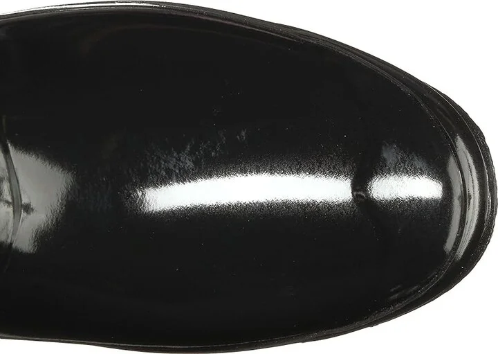 Hunter Original Back Adjustable Short Gloss Rain Boots Women's Rain Boots Black : 5 M, Rubber - Image 3