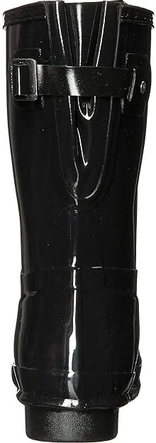 Hunter Original Back Adjustable Short Gloss Rain Boots Women's Rain Boots Black : 5 M, Rubber - Image 5