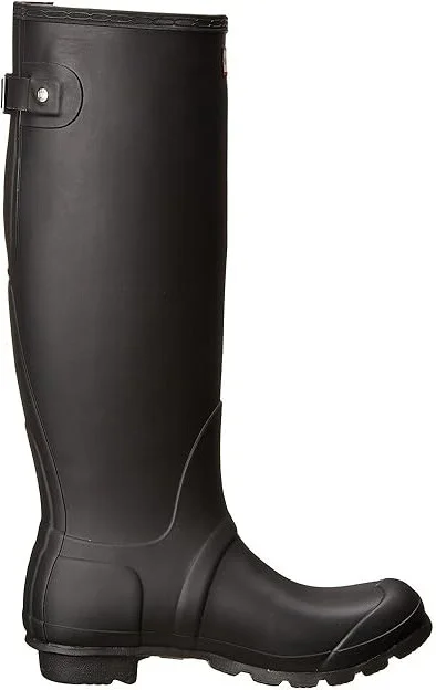Hunter Original Back Adjustable Women's Rain Boots Black : 5 M, Rubber - Image 8
