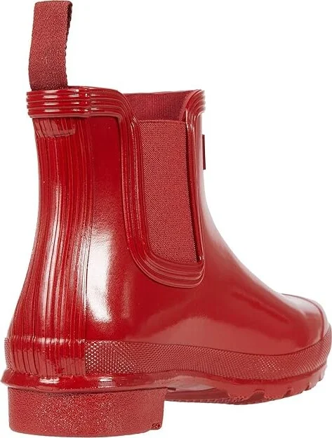 Hunter Original Chelsea Gloss Women's Shoes Military Red : 5 M, Rubber - Image 4