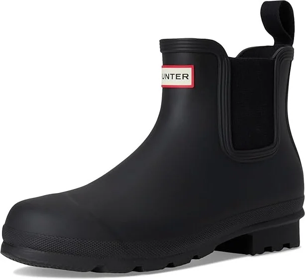 Hunter Original Chelsea Men's Rain Boots Black 1 : 13 M - Image 5