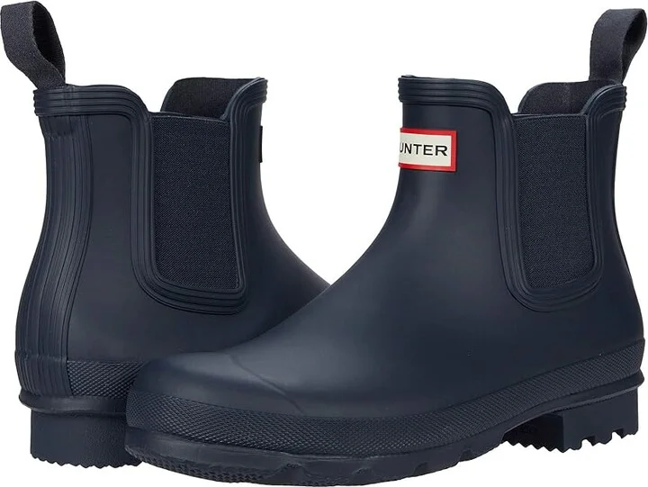 Hunter Original Chelsea Men's Rain Boots Navy : 11 M, Rubber