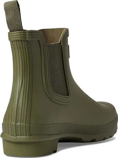 Hunter Original Chelsea Women's Rain Boots Olive Leaf : 5 M, Rubber - Image 4