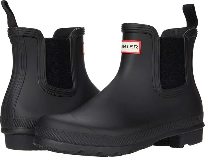 Hunter Original Chelsea Women's Shoes Black : 7 M, Rubber