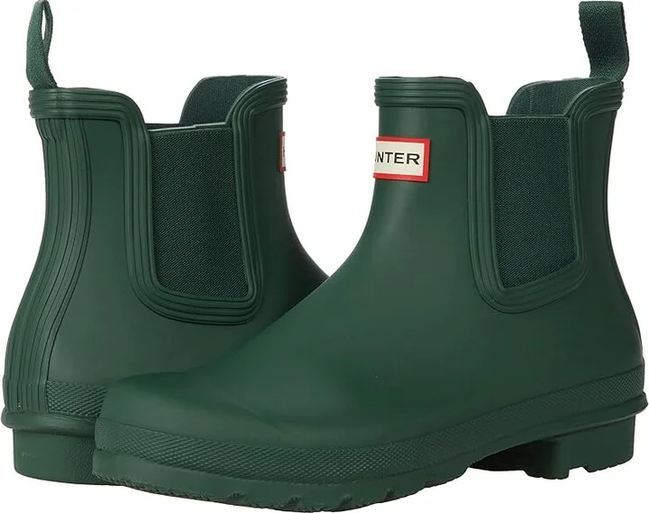 Hunter Original Chelsea Women's Shoes Hunter Green : 5 M, Rubber