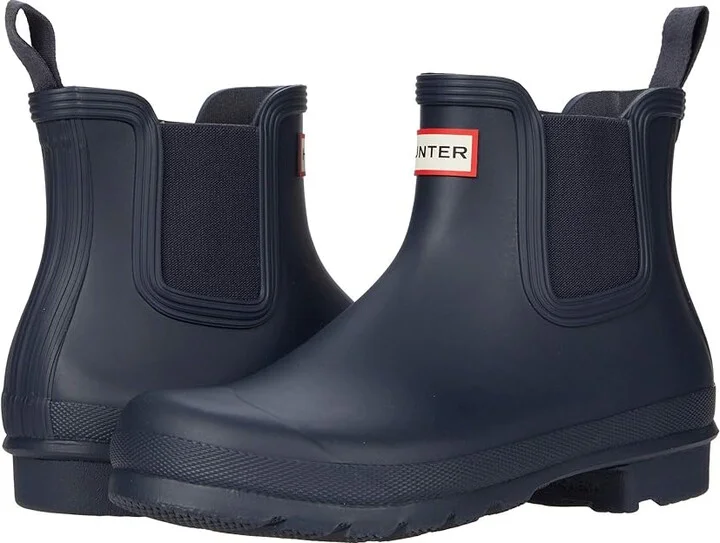 Hunter Original Chelsea Women's Shoes Navy : 5 M, Rubber