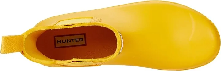 Hunter Original Chelsea Women's Shoes Yellow : 5 M, Rubber - Image 2