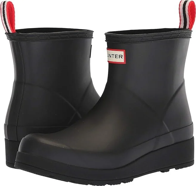 Hunter Original Play Short Women's Rain Boots Black : 5 M, Rubber
