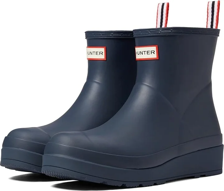 Hunter Original Play Short Women's Rain Boots Valtameri Blue : 5 M, Rubber