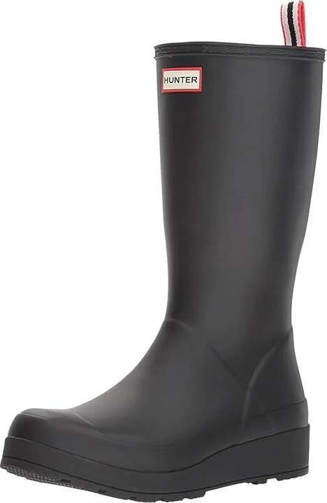 Hunter Original Play Tall Women's Rain Boots Black : 5 M, Synthetic/Rubber - Image 2