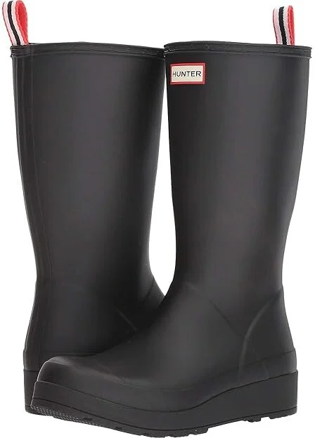 Hunter Original Play Tall Women's Rain Boots Black : 5 M, Synthetic/Rubber