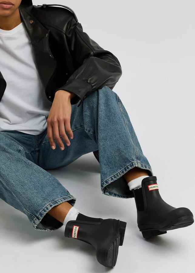 Hunter Original Rubber Chelsea Boots - Image 9