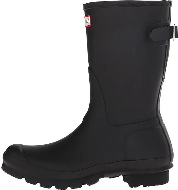 Hunter Original Short Back Adjustable Rain Boots Women's Rain Boots Black : 11 M - Image 7