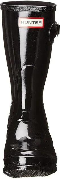 Hunter Original Short Gloss Women's Rain Boots Black : 5 M, Rubber - Image 6