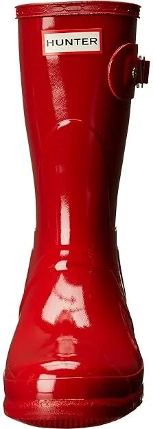 Hunter Original Short Gloss Women's Rain Boots Military Red : 5 M, Rubber - Image 6