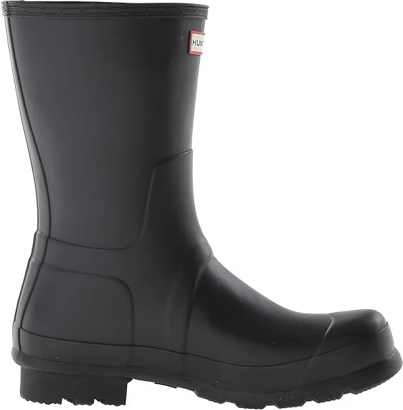 Hunter Original Short Rain Boots Men's Rain Boots Black : 7 M, Rubber - Image 8