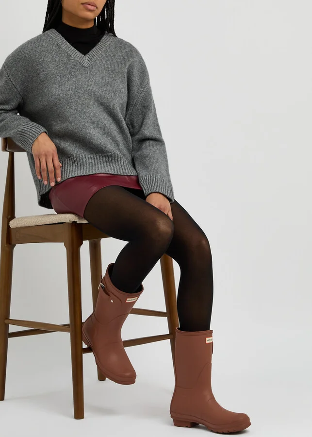 Hunter Original Short Rubber Wellington Boots - Image 5