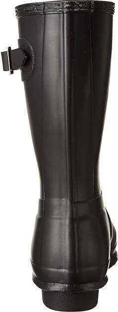 Hunter Original Short Women's Rain Boots Black Matte : 5 M, Rubber - Image 5