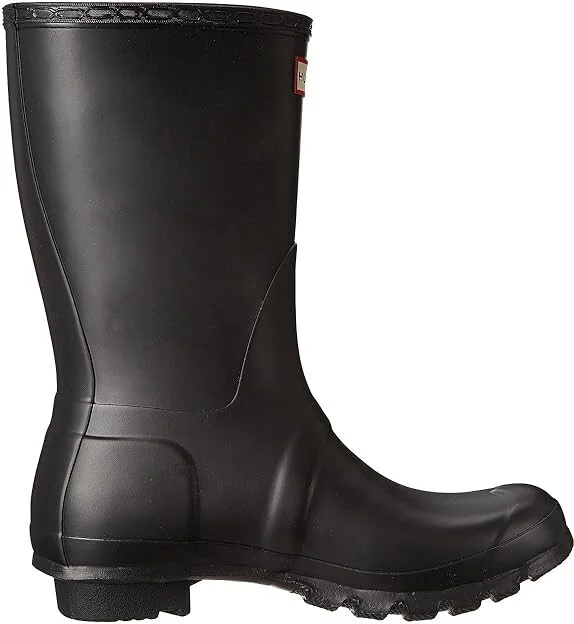 Hunter Original Short Women's Rain Boots Black Matte : 5 M, Rubber - Image 8