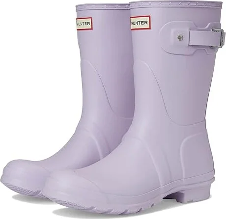 Hunter Original Short Women's Rain Boots Light Purple : 6 M, Rubber