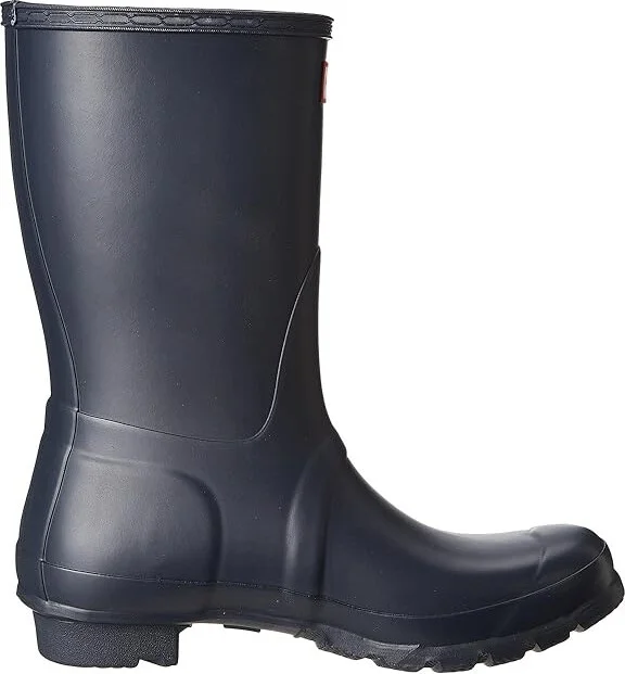 Hunter Original Short Women's Rain Boots Navy Matte : 5 M, Rubber - Image 8