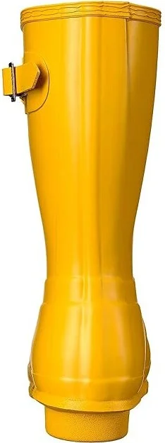 Hunter Original Short Women's Rain Boots Yellow 1 : 5 M, Rubber - Image 5