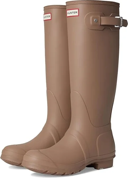 Hunter Original Tall Boot Women's Rain Boots Light Brown : 9 M, Rubber