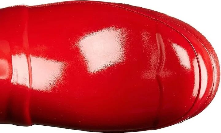 Hunter Original Tall Gloss Rain Boots Women's Shoes Military Red : 5 M, Rubber - Image 3