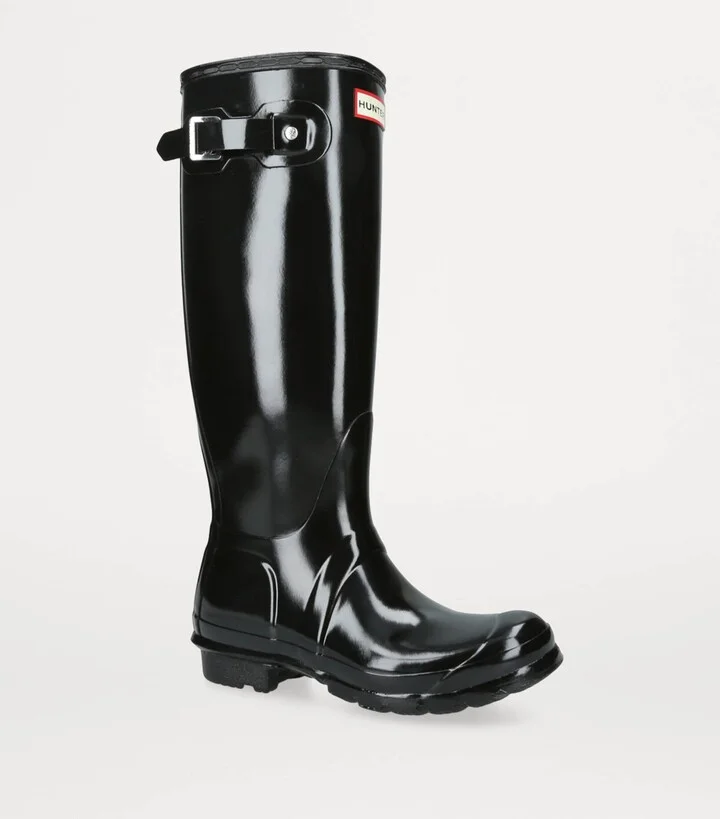 Hunter Original Tall Gloss Wellington Boots - Image 2
