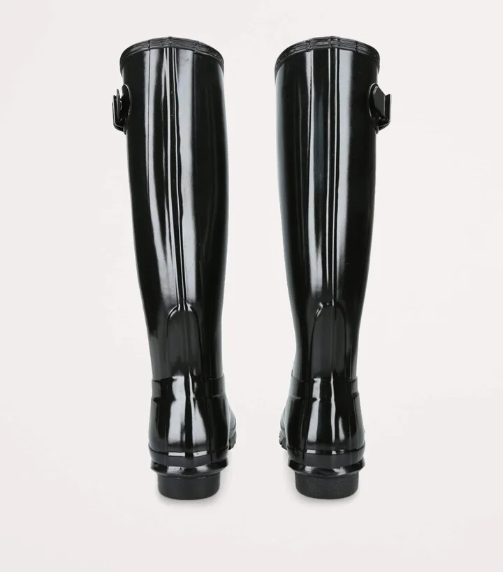 Hunter Original Tall Gloss Wellington Boots - Image 3