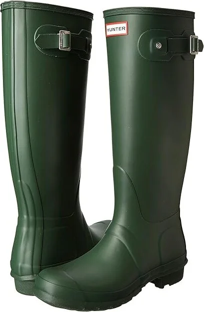 Hunter Original Tall Women's Rain Boots Hunter Green : 5 M, Rubber