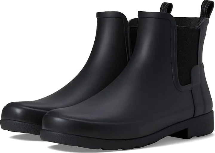 Hunter Refined Chelsea Women's Boots Black : 5 M, Rubber