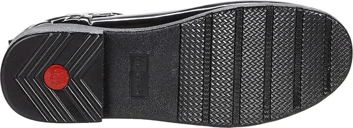Hunter Refined Gloss Quilt Chelsea Women's Shoes Black : 5 M, Rubber - Image 4